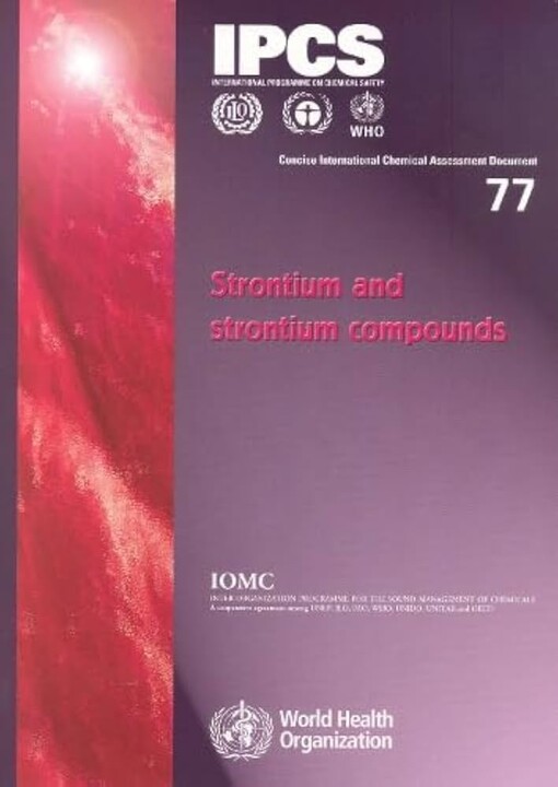 Strontium and strontium compounds