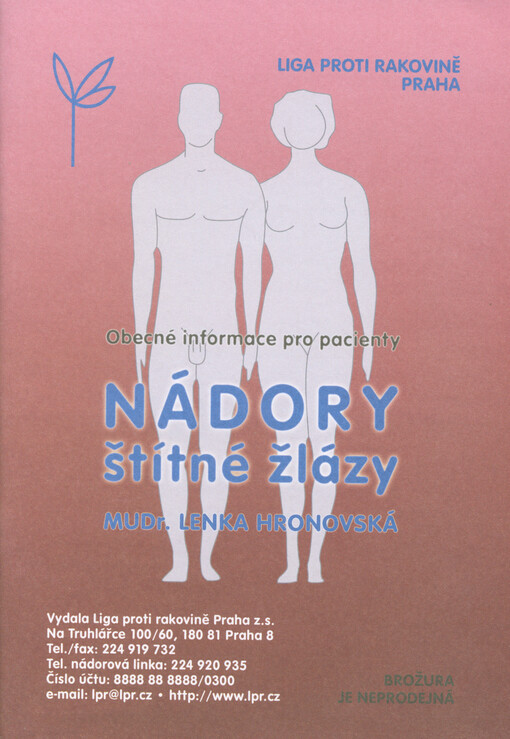 Nádory štítné žlázy : obecné informace pro pacienty