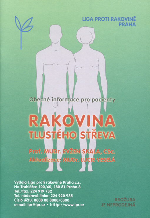 Rakovina tlustého střeva : obecné informace pro pacienty