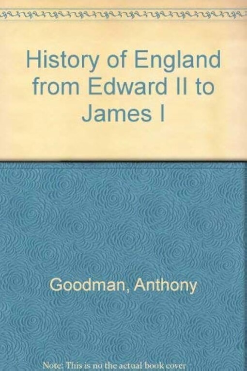 A history of England from Edward II to James I. /