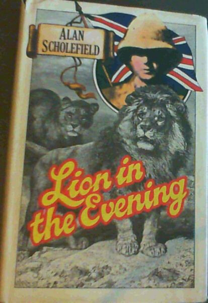 Lion in the evening