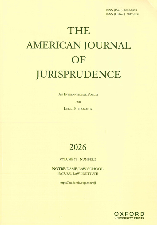 American journal of jurisprudence.