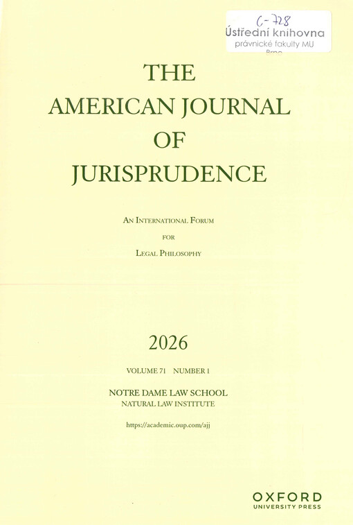 American journal of jurisprudence.