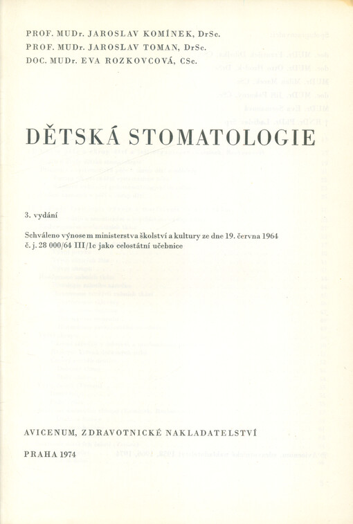 Dětská stomatologie