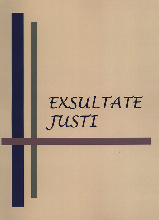 Exsultate justi : partitúry