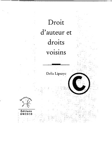 Droit d'auteur et droits voisins