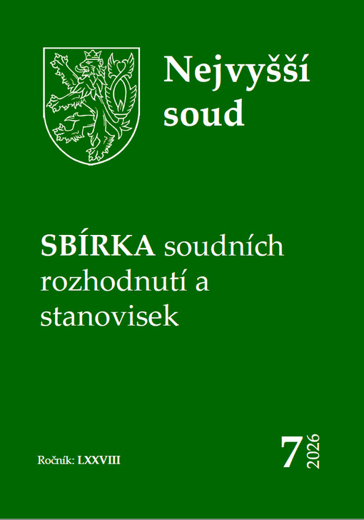 Sbírka soudních rozhodnutí a stanovisek