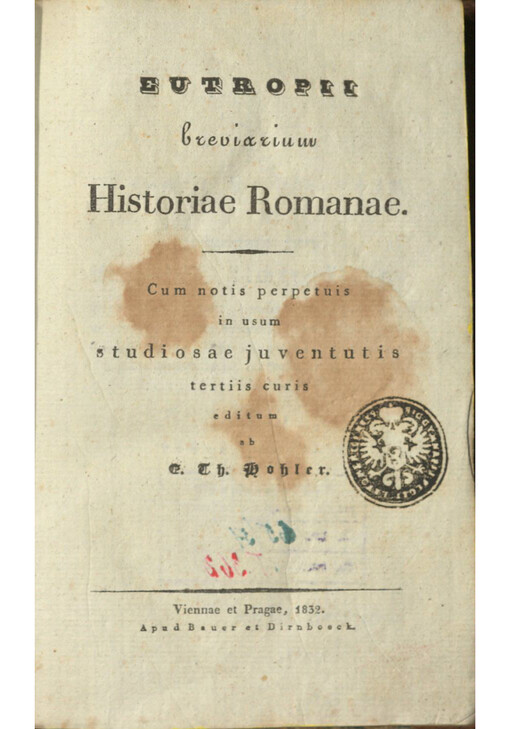 Eutropii breviarium Historiae Romanae