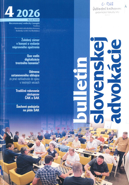 Bulletin slovenskej advokácie