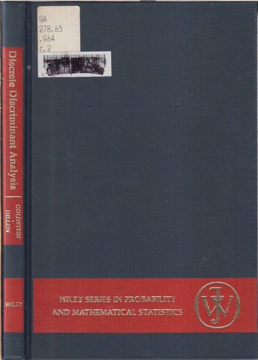 Discrete discriminant analysis /