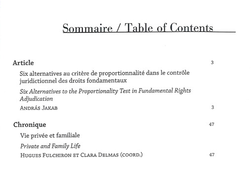 Journal européen des droits de l'homme = European journal of human rights