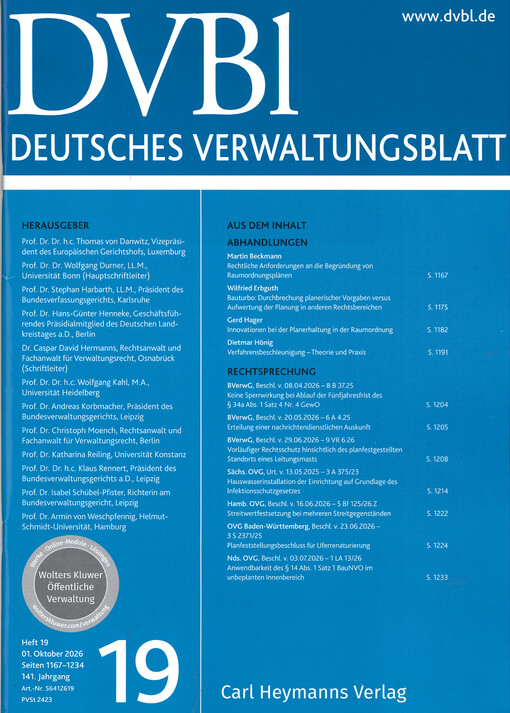 Deutsches Verwaltungsblatt