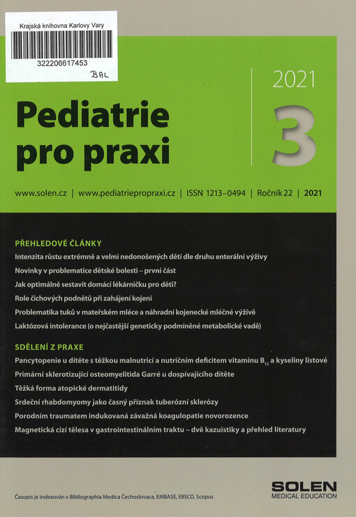 Pediatrie pro praxi