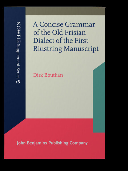 A concise grammar of the Old Frisian dialect of the First Riustring Manuscript