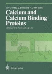 Calcium- and Calcium Binding Proteins :Molecular and Functional Aspects : A Specialized Symposium Organized for the European Society for Comparative Physiology and Biochemistry in Crans-sur-Sierre, Switzerland, September 16-18, 1986