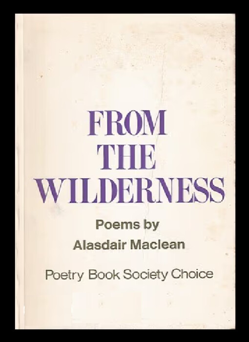 From the wilderness :poems