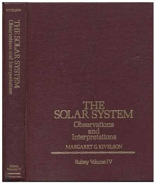 The solar system :observations and interpretations
