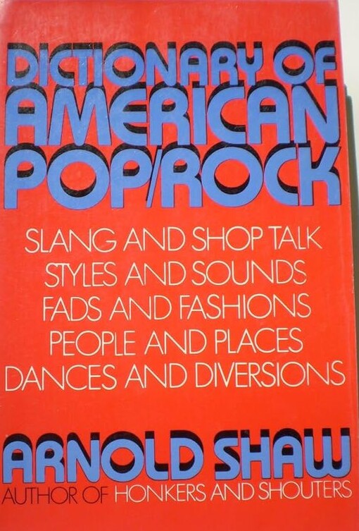 Dictionary of American pop/rock