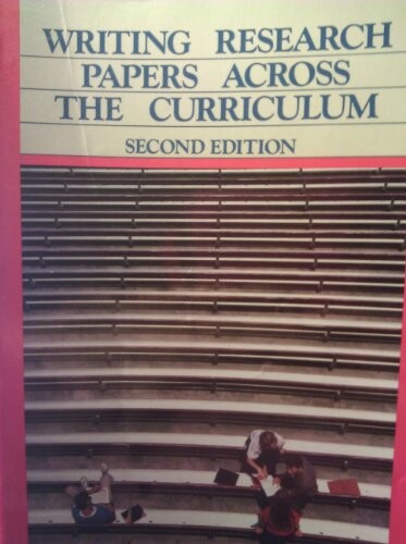 Writting Research Papers Across the Curriculum