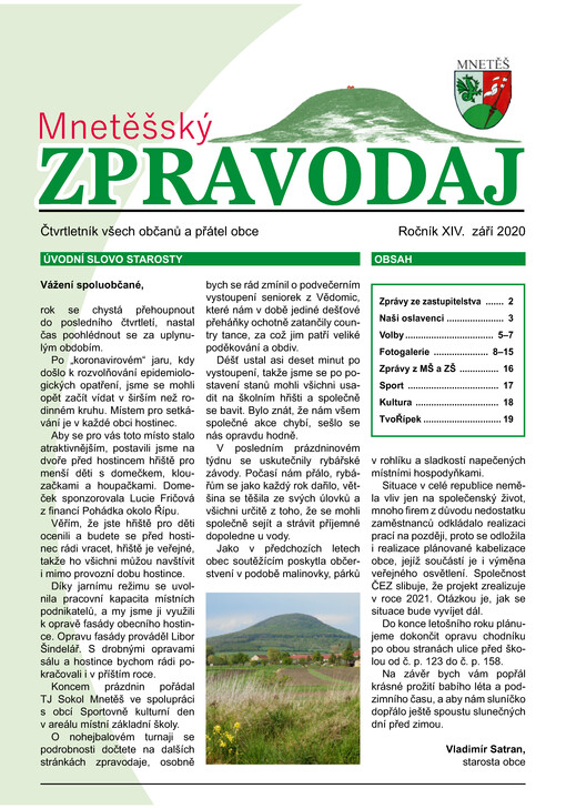 Mnetěšský zpravodaj