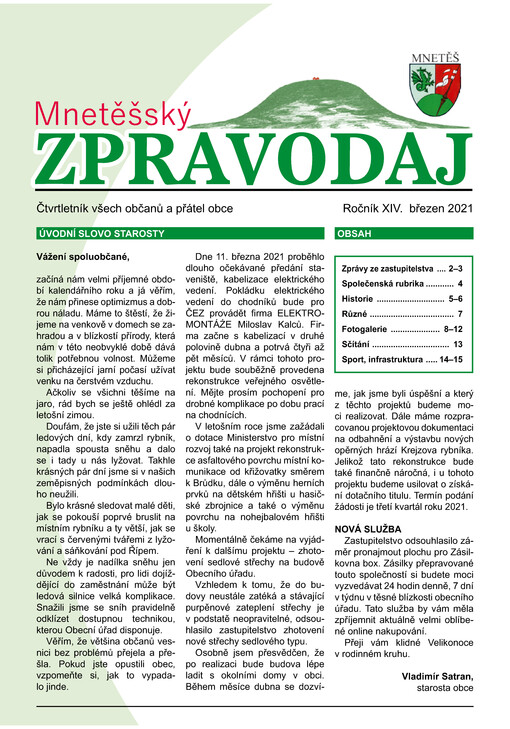 Mnetěšský zpravodaj