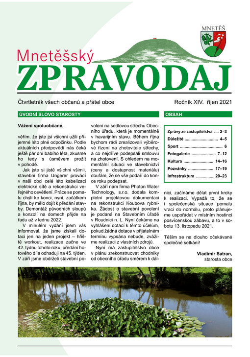 Mnetěšský zpravodaj