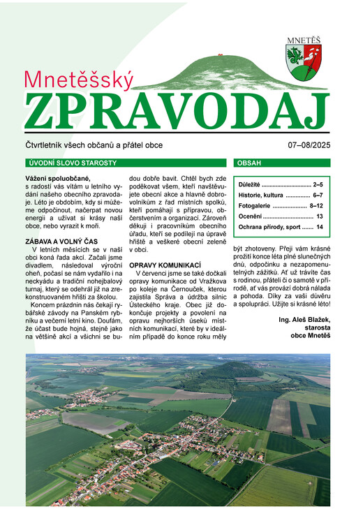 Mnetěšský zpravodaj