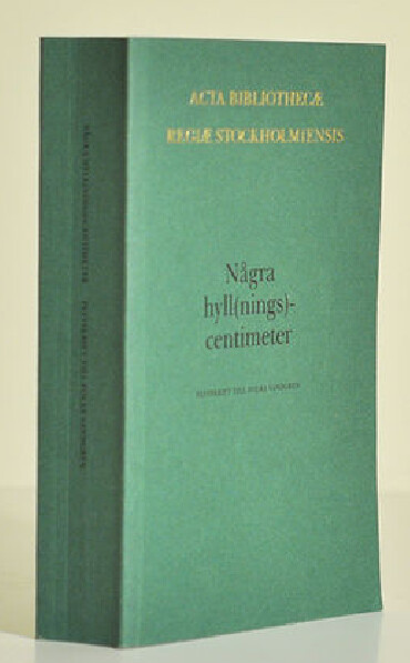 Några hyll(nings)centimeter