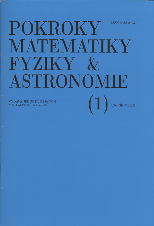 Pokroky matematiky, fyziky a astronomie