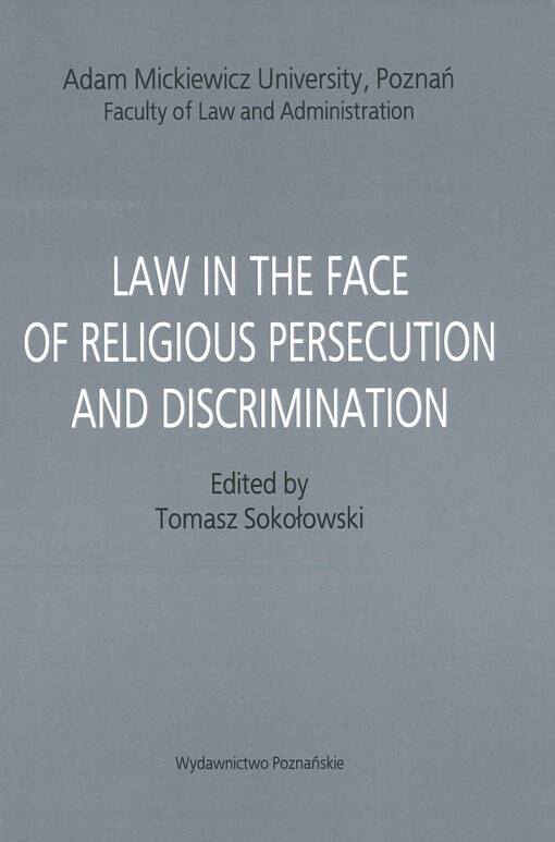 Law in the face of religious persecution and discrimination
