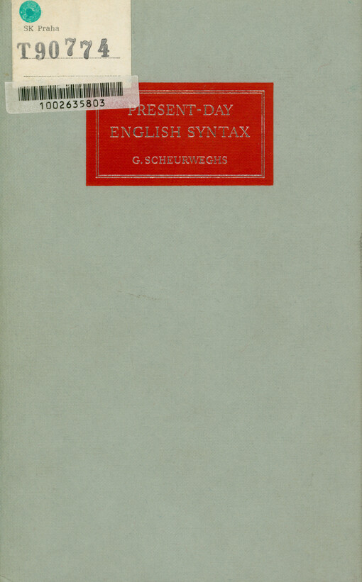 Present-day English syntax : a survey of sentence patterns