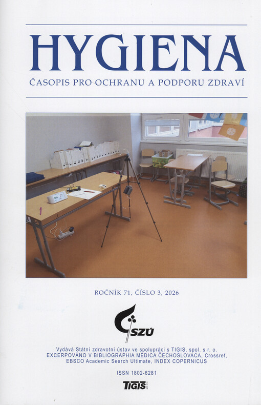 Hygiena : časopis pro ochranu a podporu zdraví