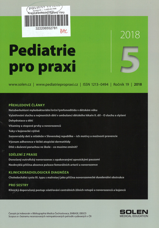 Pediatrie pro praxi