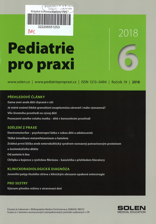 Pediatrie pro praxi