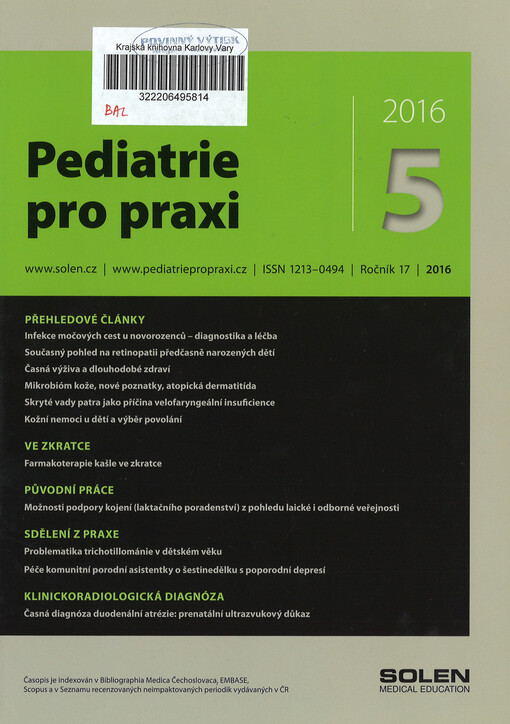 Pediatrie pro praxi