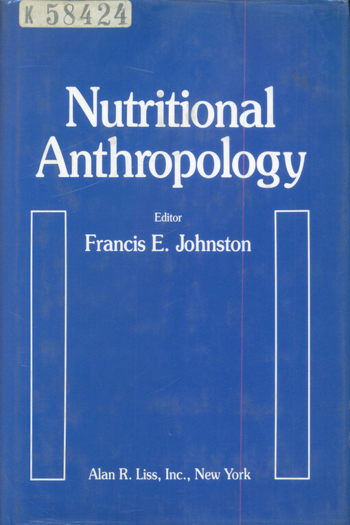 Nutritional anthropology