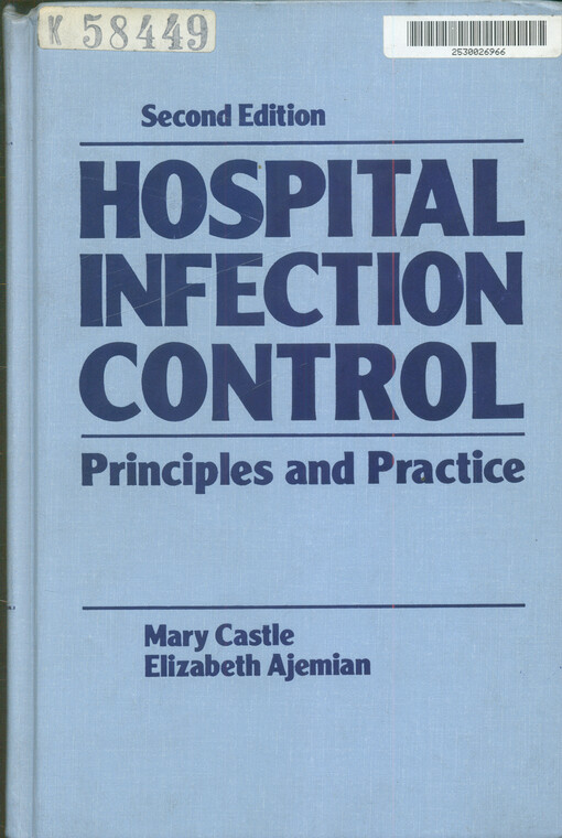 Hospital infection control : principles and practice