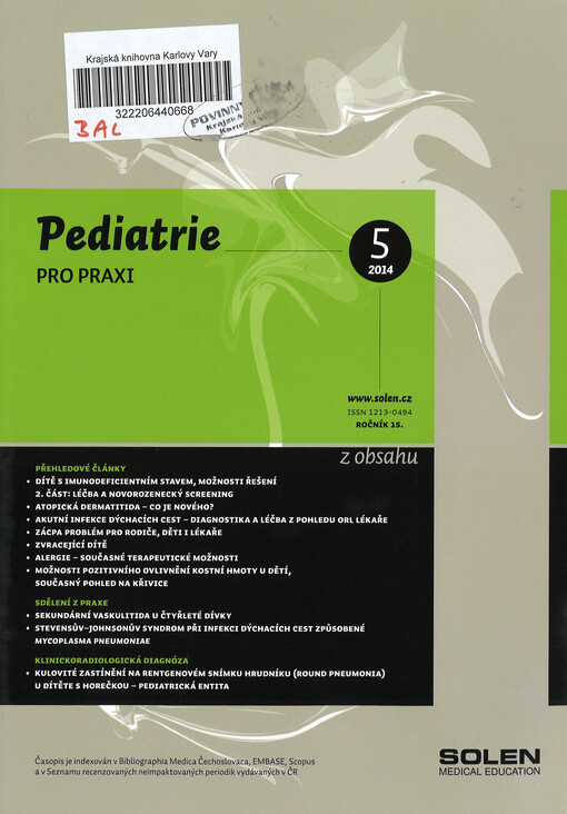 Pediatrie pro praxi
