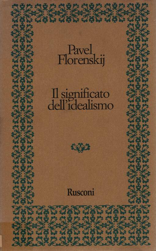 Il significato dell'idealismo