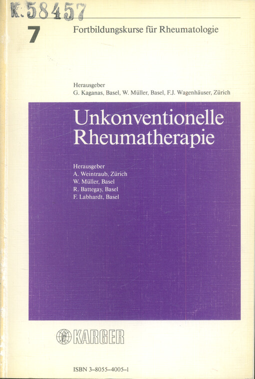 Unkonventionelle Rheumatherapie