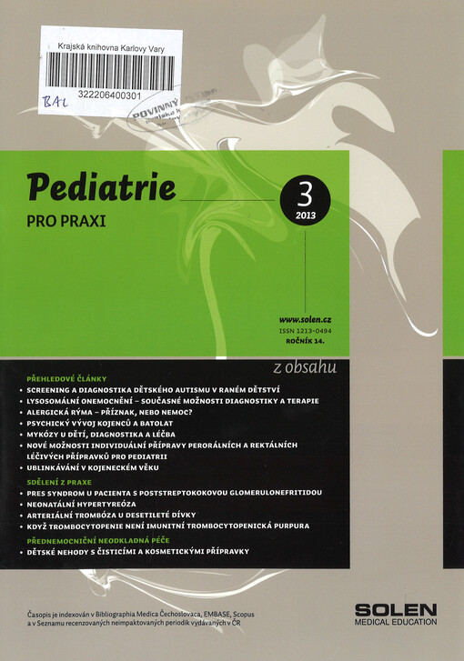 Pediatrie pro praxi