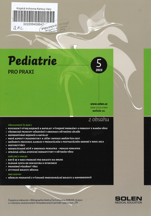 Pediatrie pro praxi