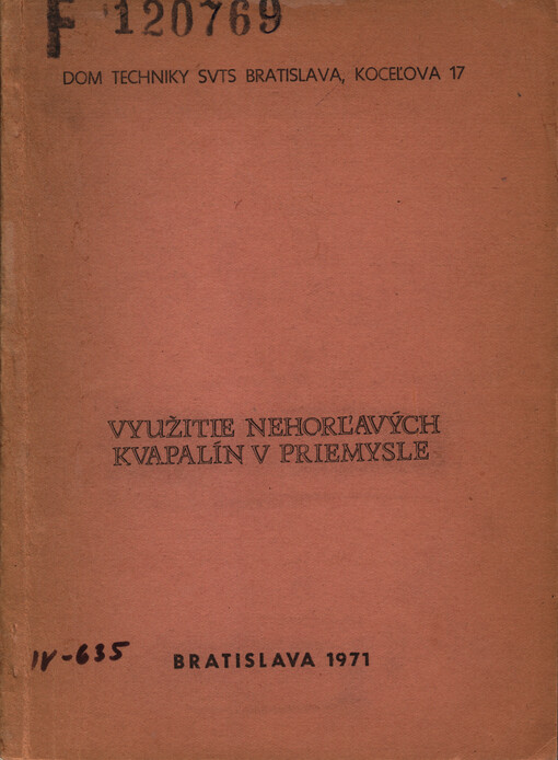 Využitie nehorľavých kvapalín v priemysle