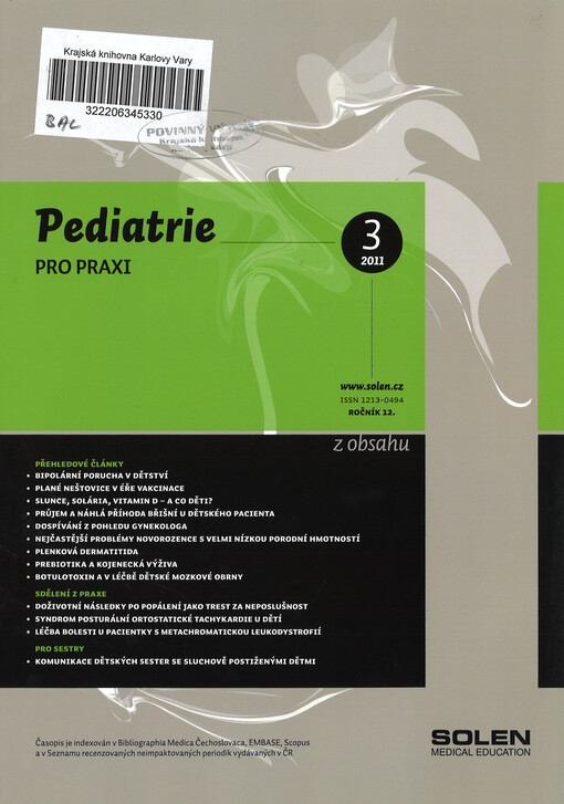 Pediatrie pro praxi