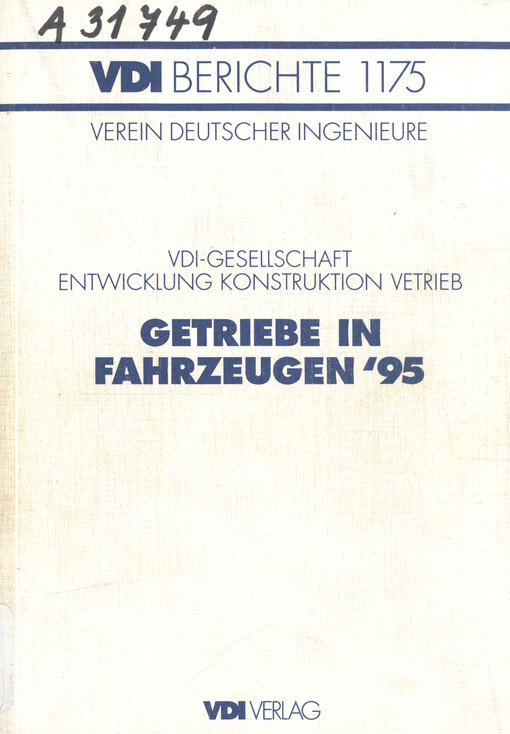 Getriebe in Fahrzeugen '95
