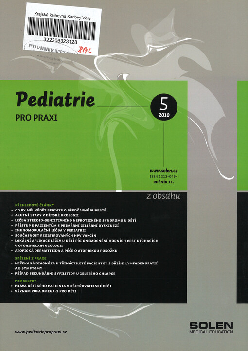 Pediatrie pro praxi
