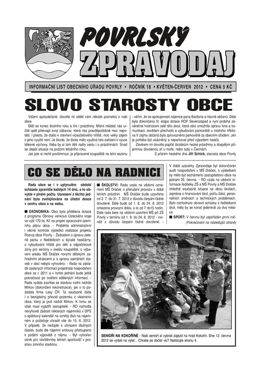 Povrlský zpravodaj : informační list obecního úřadu Povrly