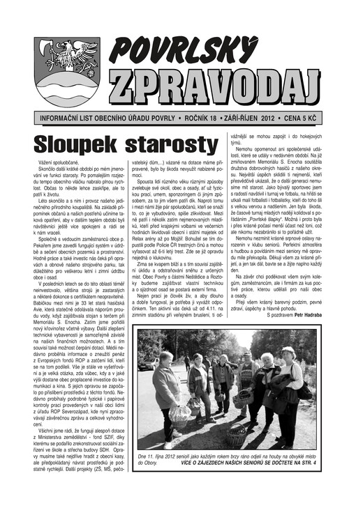 Povrlský zpravodaj : informační list obecního úřadu Povrly