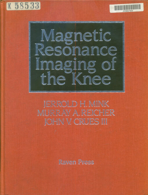 Magnetic resonance imaging of the knee