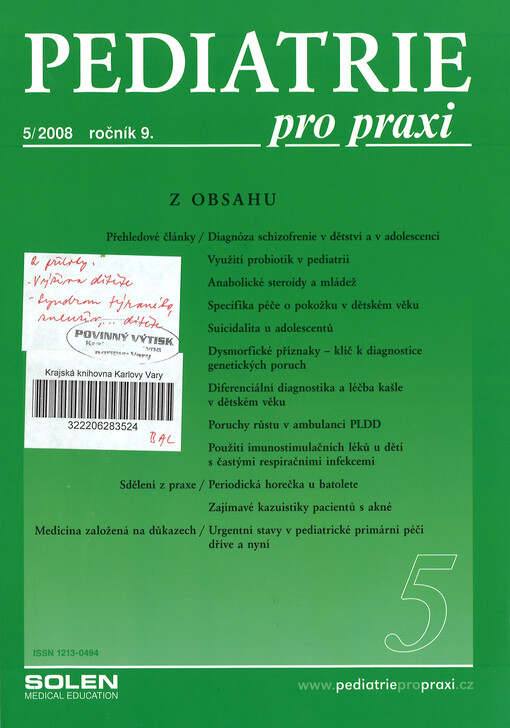 Pediatrie pro praxi